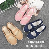 Giày y tá cao cấp- giày đi trong bệnh viện- dép nhựa cho nữ y tá, bác sĩ- dép chuyên dụng đi trong bệnh viện, phòng khám, spa- giày y khoa