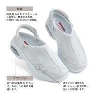 Giày y tá Nhật Bản xuất khẩu giày nhỏ màu trắng sandal phụ nữ siêu nhẹ Phụ nữ mang thai dốc thở và cha BF Giày bà ngoại nữ