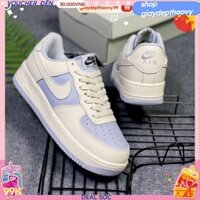 Giày_Nike Air Force 1, Giày AF1 Nam Nữ Thể Thao Trắng Xanh kem Thời Trang Hàng Đẹp Full Box bill