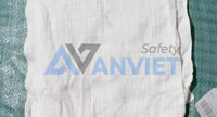 Giẻ lau công nghiệp cotton trắng loại nhỏ, thấm hút tốt, mềm mại không xơ bụi, chuyên dụng vệ sinh máy móc L102