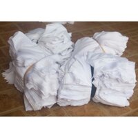 Giẻ lau trắng cotton(1kg) thấm hút tốt,...