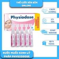 [GIFRER] Nước Muối Sinh Lý Pháp Tép Hồng Vệ Sinh Mắt, Mũi, Miệng Cho Bé (Hộp Hồng 40 Ống x 5ml)