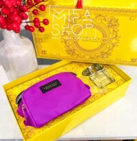 Gifset Versace Yellow Diamond 90ml, lotion 75ml, sữa tắm 75ml, túi tím
