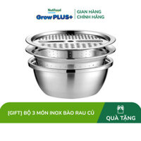 [Gift] Bộ 3 món inox bào rau củ