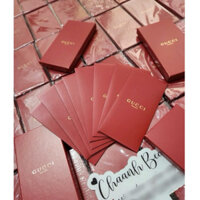 [GIFT HÃNG] Set phong bao đỏ GUCCI năm mới 2025 - set 8c kèm box hãng
