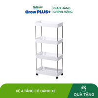[Gift] Kệ 4 tầng có bánh xe