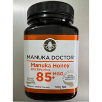 [Gift] Mật ong Manuka Doctor MGO 85+(UMF 5+); MGO 40+; MGO  25+ 500g-Tăng đề kháng-giảm ho, ngon miệng, say giấc