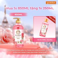 [Gift Quấn Kèm] Sữa Tắm Purite 850ml Tặng Sữa Tắm 250ml - Hoa Hồng