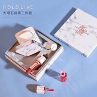 Gift set HOLD LIVE gồm phấn nước, son thỏi, son matte