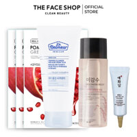 (Gift) Sữa Rửa Mặt Dành THE FACE SHOP 150ml + serum 15ml + 3 mask + dầu tẩy trang 55ml