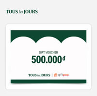Giftpop Phiếu Quà Tặng TOUS les JOURS 500K