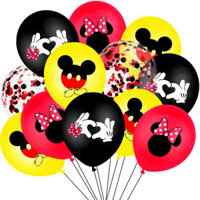 Giftstore 12 Quả Bóng Bay Chuột Mickey Đồ Trang Trí Tiệc Em Bé Tắm Trẻ Em Tiệc Sinh Nhật Dùng Một Lần Quà Tặng Trang Trí Đám Cưới Cho Trẻ Em