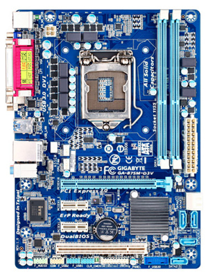 Bo mạch chủ - Mainboard Gigabyte GA-B75M-D3V (rev. 1.0) - Socket 1155, Intel B75, 2 x DIMM, Max 16GB, DDR3