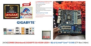 Bo mạch chủ - Mainboard Gigabyte GA-H55M-UD2H (rev. 1.0) - Socket 1156, Intel H55, 4 x DIMM, Max 16GB, DDR3