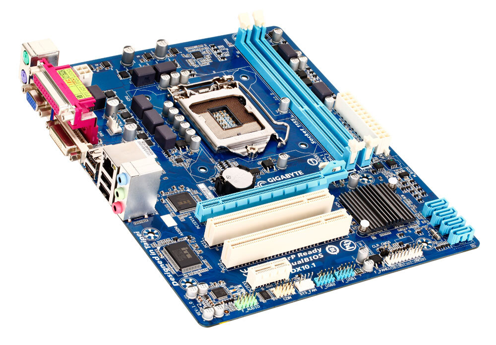 Bo mạch chủ - Mainboard Gigabyte GA-H61M-S2PV (rev 1.0) - Socket 1155, Intel H61, 2 x DIMM, Max 16GB, DDR3