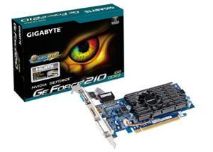Card đồ họa (VGA Card) Gigabyte GV-N210D3-1GI - NVIDIA GeForce 210, 1GB RAM, GDDR3, 64 bit, PCI Express 2.0