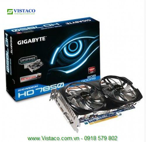 Card đồ họa (VGA Card) Gigabyte GV-R787OC-2GD - AMD Radeon HD 7870, GDDR5, 2GB, 256-bit, PCI-E 3.0