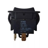 [Giggle] 1 CÁI Công tắc Rocker HY60D RET-EXT 20A 125VAC 4Pin (BẬT) -OFF- (BẬT) Công tắc nút nhấn