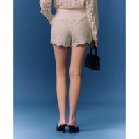 GIGI - Quần short nữ ngắn phối ren hoa trẻ trung G3402S242404-91