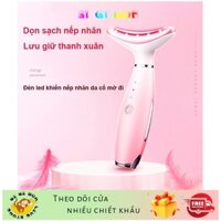 GiGiBomstore Máy đèn LED Photon RF ANLAN làm săn chắc da cổ giảm nếp nhăn