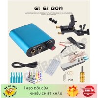 GiGiBomstore máy xăm, Máy xăm chuồn chuồn trọn bộ đang bán chạy, kèm theo máy, bộ phụ kiện máy chuồn chuồn, bộ mực