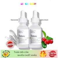 GiGiBomstore The Ordinary Bộ Làm Sáng Da - Niacinamide 10% + Zinc 1% & Alpha Arbutin 2% + HA - 2*30ml Canada