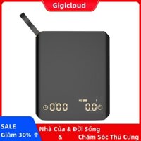 Gigicloud Cân Điện Tử 2kg / 0.1g Màn Hình lcd Sạc usb Có Hẹn Giờ Tiện Dụng Cho Gia Đình