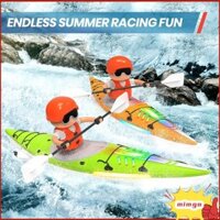 Gigicloud RC Thuyền Kayak Thuyền 2.4GHz Điều Khiển Từ Xa Thuyền Đồ Chơi Với Đèn LED Nhiều Màu Sắc Cho Hồ Bơi Quà Tặng Cho Bé Trai Bé Gái