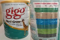 GIGO Opti Grow 900 Gr : sữa bột giúp tăng trưởng chiều cao cho trẻ từ 1-17 tuổi