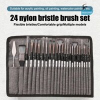 [Gik] 1 Bộ Túi Đựng Tranh Nghệ Sĩ Bộ Tranh Nghệ Thuật Chuyên Nghiệp Nhật Ký Đa Năng Bộ Cọ Sơn Dầu Màu Nước Quà Tặng [VN]