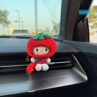 [Gik] Búp bê sang trọng Hello Kitty Xe hơi Hương liệu Cửa thoát khí Kẹp đồ trang trí Phụ kiện nội thất ô tô Hoạt hình Nước hoa Khử mùi Quà tặng cô gái [VN]