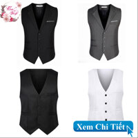 Gile Hàn Quốc,Áo Gile nam  Hàng thiết kế sang trọng lịch lãm, đai tôm sau lưng cách điệu N32