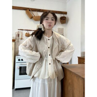 Gile phối áo babydoll xô