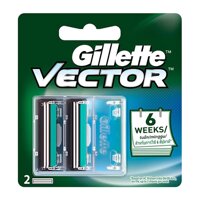 Gillette Lưỡi Dao Cạo Gillette Vector Plus 2 Cái