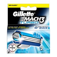 Gillette Lưỡi Dao Cạo Gillette Mach3 Turbo 2 Cái