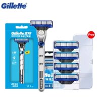 Gillette Mach 3D Dao Cạo Râu 3D Turbo An Toàn Cho Nam