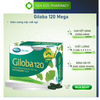 GILOBA 120 [Hộp 30 viên] Mega We Care - Cao lá bạch quả Ginkgo giloba, Bổ não, Tăng trí nhớ
