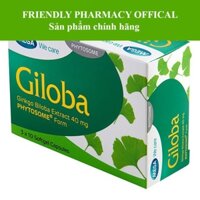 Giloba – Hỗ trợ giảm chóng mặt, nhức đầu, tăng cường trí nhớ, hoạt huyết dưỡng não (30 viên)