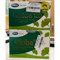 Giloba - Hỗ trợ giảm chóng mặt, nhức đầu, tăng cường trí nhớ, hoạt huyết dưỡng não ( Hộp 30 viên)
