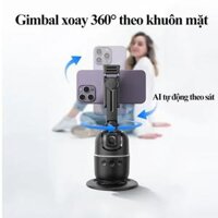 Gimbal 360° P03/P01 Camera tự động quay video theo khuôn mặt Gậy điện thoại giá đỡtay cầm chống rung chụp ảnh tự sướng thông minh dễ dàng tiện lợi