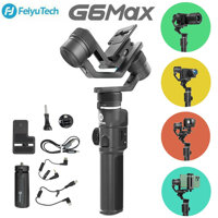 Gimbal Camera Hành Động Baoblaze Feiyu G6 Max3-Axis Kẹp Điện Thoại Ba Chân Mini Thiết Bị Ổn Định Cầm Tay Chống Bắn Cho Màn Hình OLED Máy Ảnh Không Gương Lật/DSLR LazadaMall