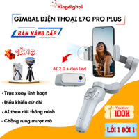 Gimbal chống rung điện thoại L7C Pro Plus - Gậy quay video chất lượng hơn DJI, Smart X Pro, Smooth 4,...