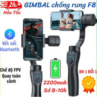Gimbal chống rung Q18 và F8 3AXIS - 3 trục chống rung - phóng to thu nhỏ dễ dàng, Gimbal quay phim video điện thoại