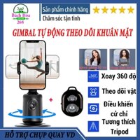 Gimbal điện thoại để bàn P01, giá đỡ điện thoại thông minh quay video 360° tự động theo dõi khuôn mặt không cần app