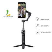 Gimbal DJI Osmo Mobile 6 - Tay cầm chống rung điện thoại với 3 trục ổn định kết hợp khả năng active track 5.0 phiên bản nâng cấp - Hàng nhập khẩu - Slate Grey
