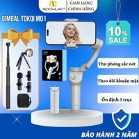 Gimbal TOKQI M01, Tay cầm chống rung 3 trục với đèn đầy đủ ánh sáng, Có chống rung ổn định