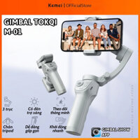 Gimble chống rung điện thoại M01, gậy quay video chống rung pin khỏe dùng liên tục 8h, gymbal