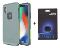 Ginile FRĒ Series Waterproof Case for iPhone Xs & iPhone X (ONLY) - Matching LIFEACTIV UICKMOUNT Adapter (Drop in)
