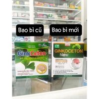 GinkCeton - Giúp tăng cường tuần hoàn não - Ginko Biloba 120mg - Vitamins - Citicolin - Nattokinase - Magnesium Lactate