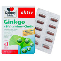 Ginkgo + B-vitamins + Choline hỗ trợ bổ sung vitamin và dưỡng chất cần thiết cho não bộ